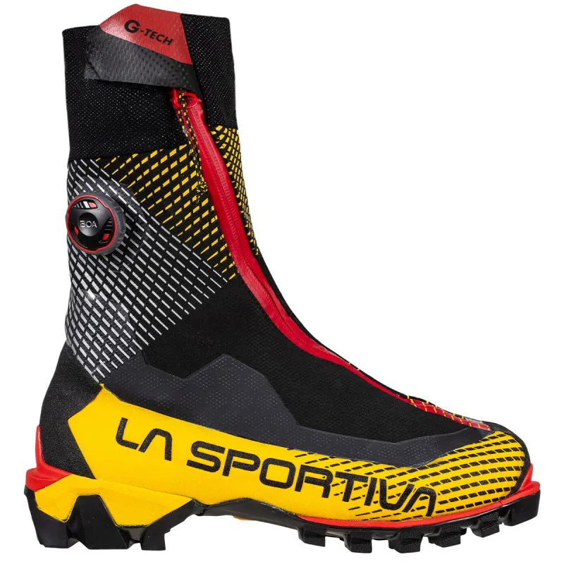 La Sportiva Mens G-Tech Mountaineering Boots Black/Yellow-1